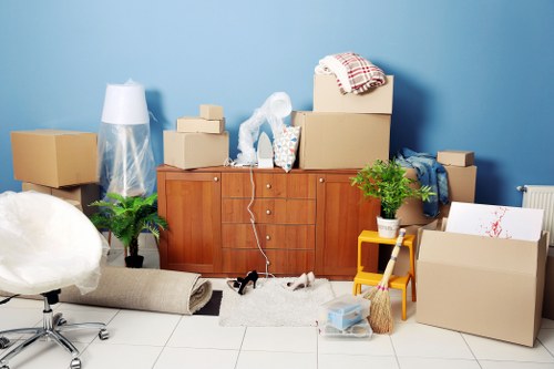 Boxes and protective wrapping used for packing services in Lewisham
