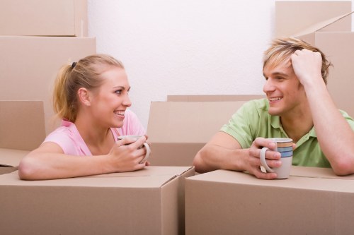 Moving boxes and furniture in a Lewisham storage pricing setup