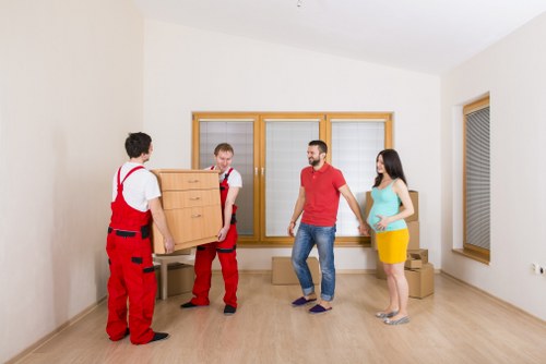 Storage facility management reviewing terms and occupancy records