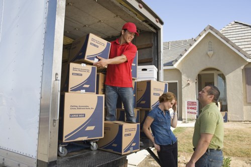 Student moving and storing items in Lewisham